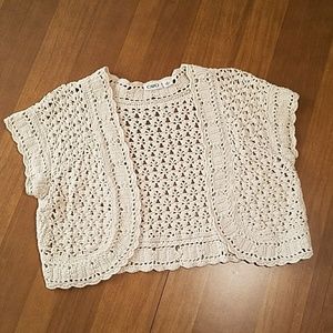 Crocheted cardigan